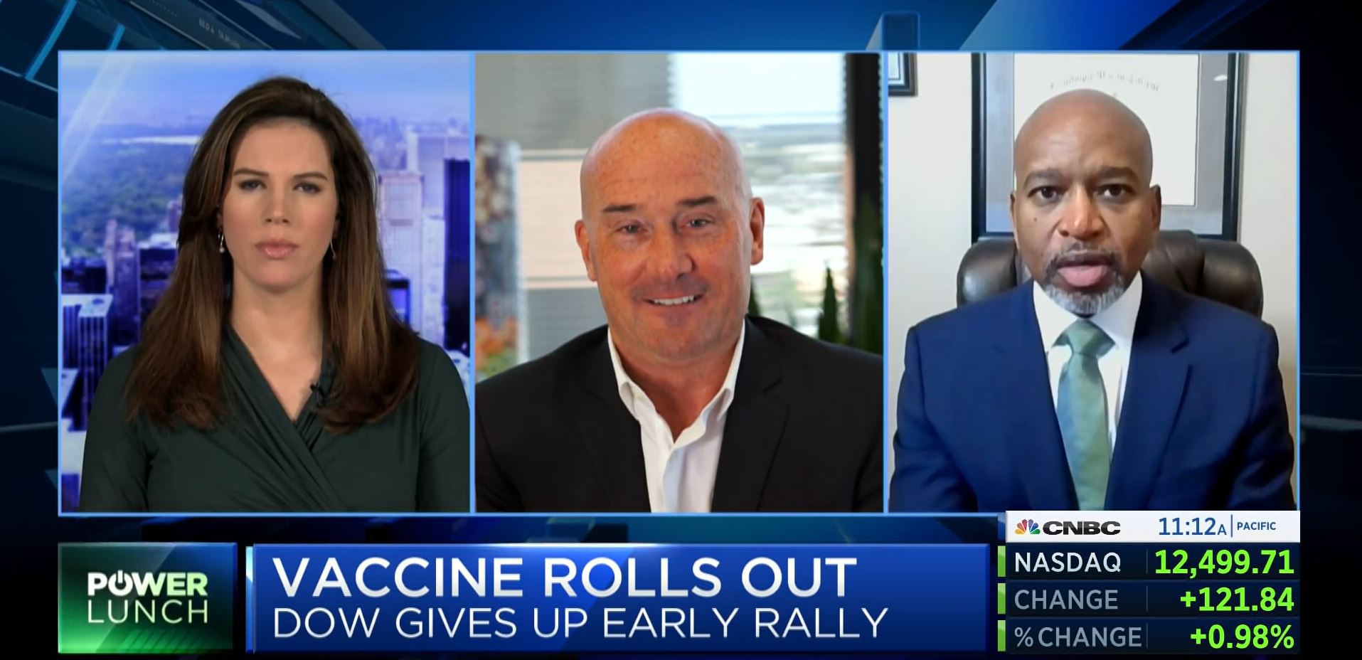 CNBC’s Power Lunch: The Initial Vaccine Impact