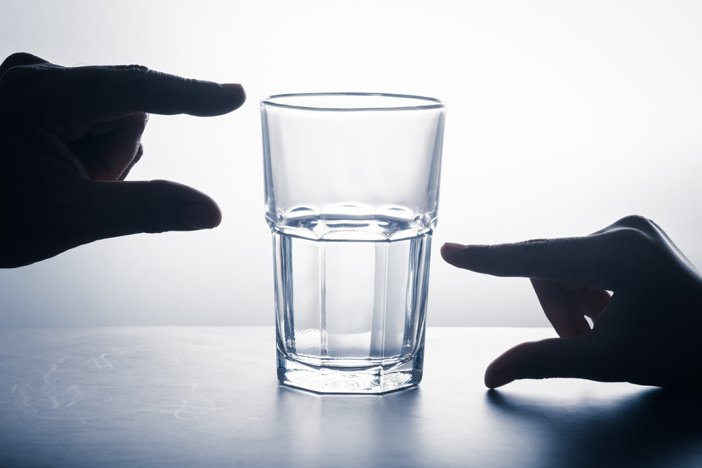 Half full or half empty? And does it matter?